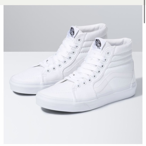 black high top vans size 4